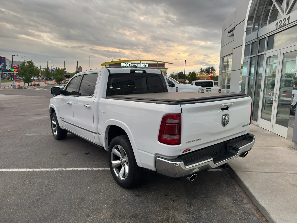 Used 2021 Bright White Clearcoat Ram Limited image 3