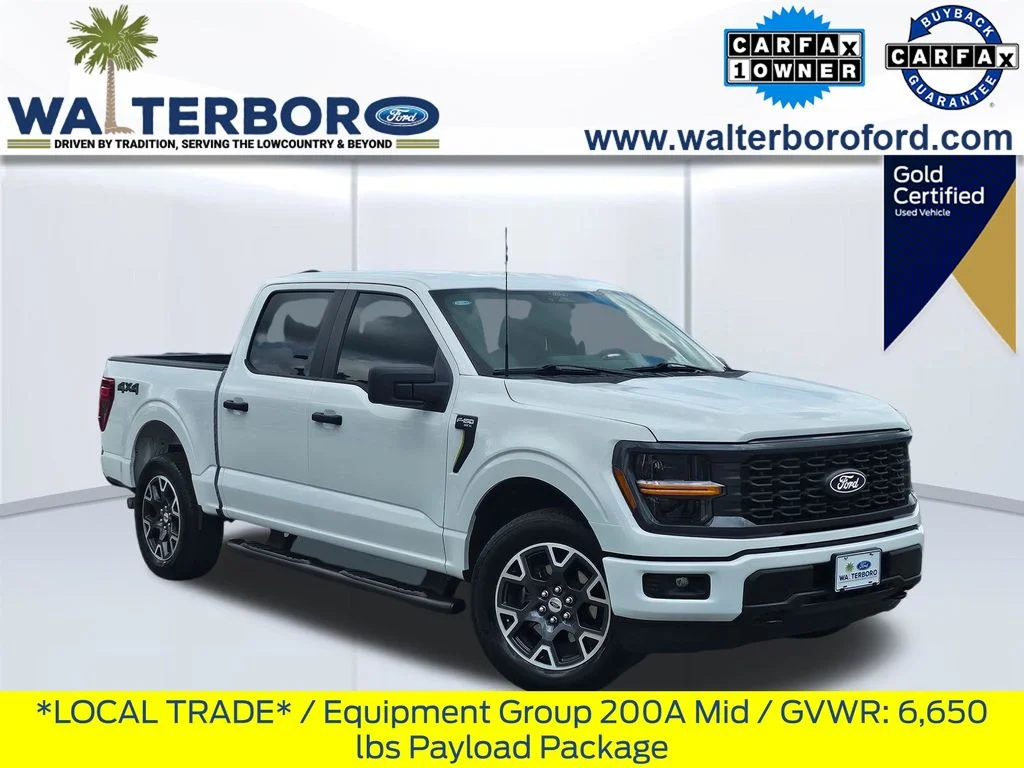 Certified Used 2025 Oxford White Ford STX image 1
