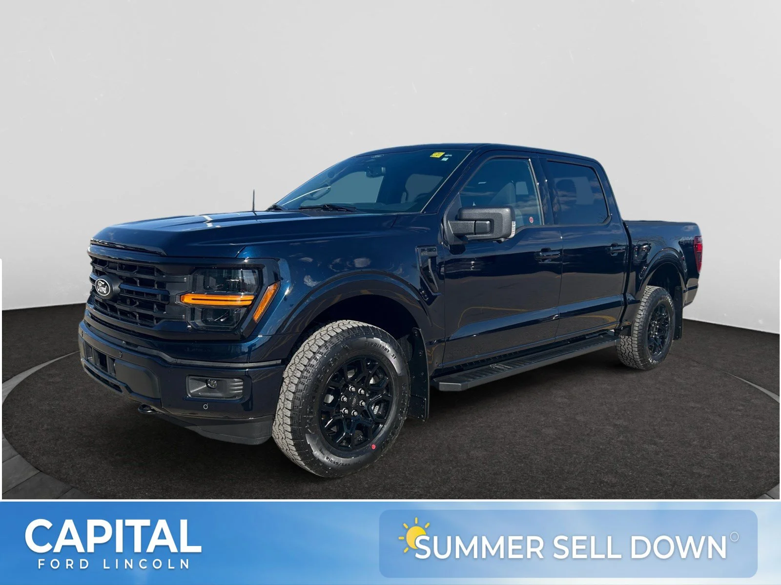 New 2026 Antimatter Blue Metallic Ford XLT image 1