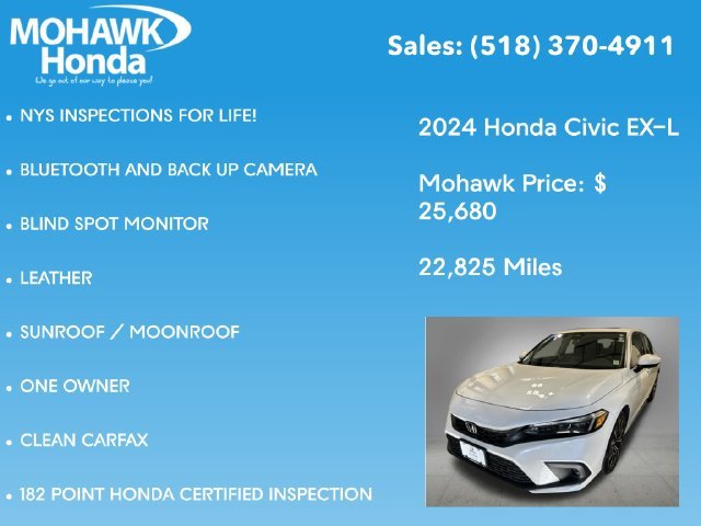 2024 Honda Civic Hatchback EX-L - Photo 8