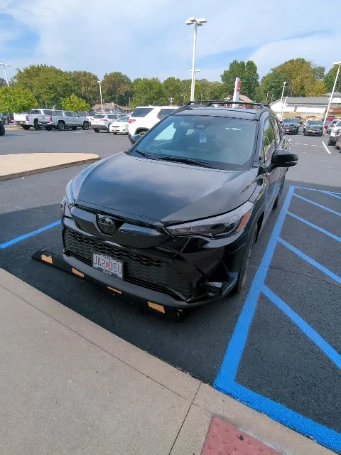Used 2025 Black Toyota Hybrid Nightshade image 3