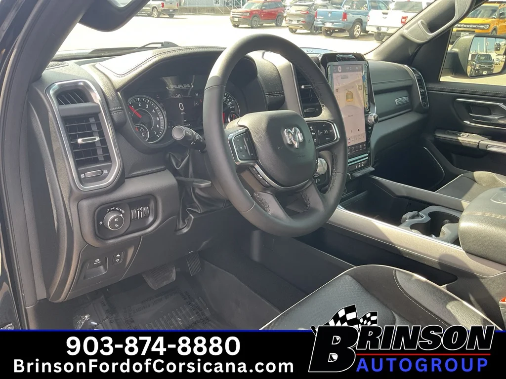 Used 2025 Diamond Black Crystal Pearlcoat Ram Laramie image 25