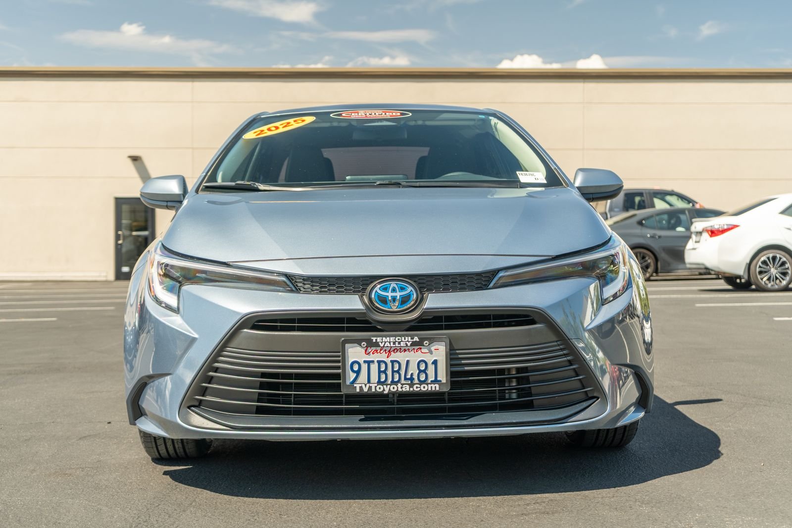 Certified Used 2025 Celestite Toyota LE image 2