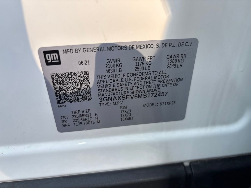 Used 2021 White Chevrolet LS image 10