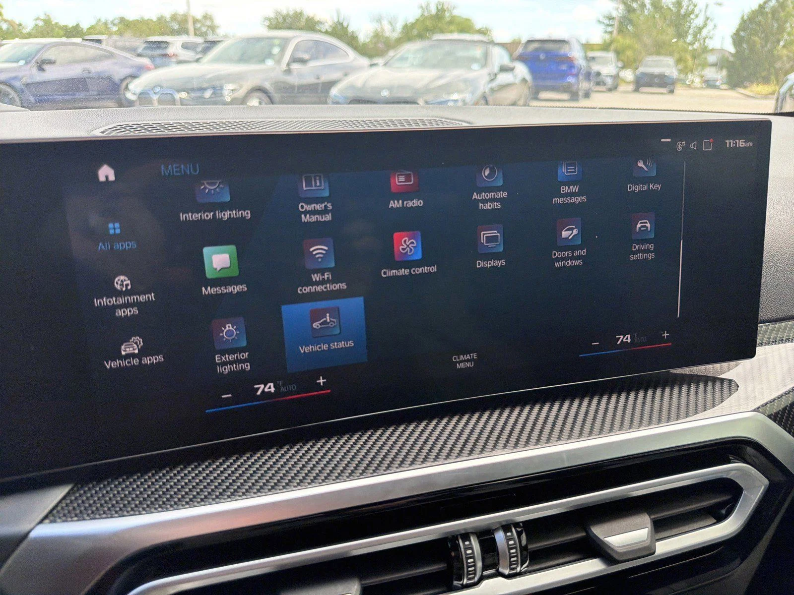 Used 2024 Tanzanite Blue II Metallic BMW Competition image 28