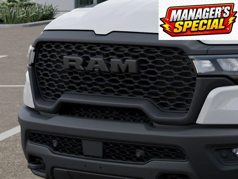 New 2026 Bright White Clear-Coat Exterior Paint RAM Rebel image 11