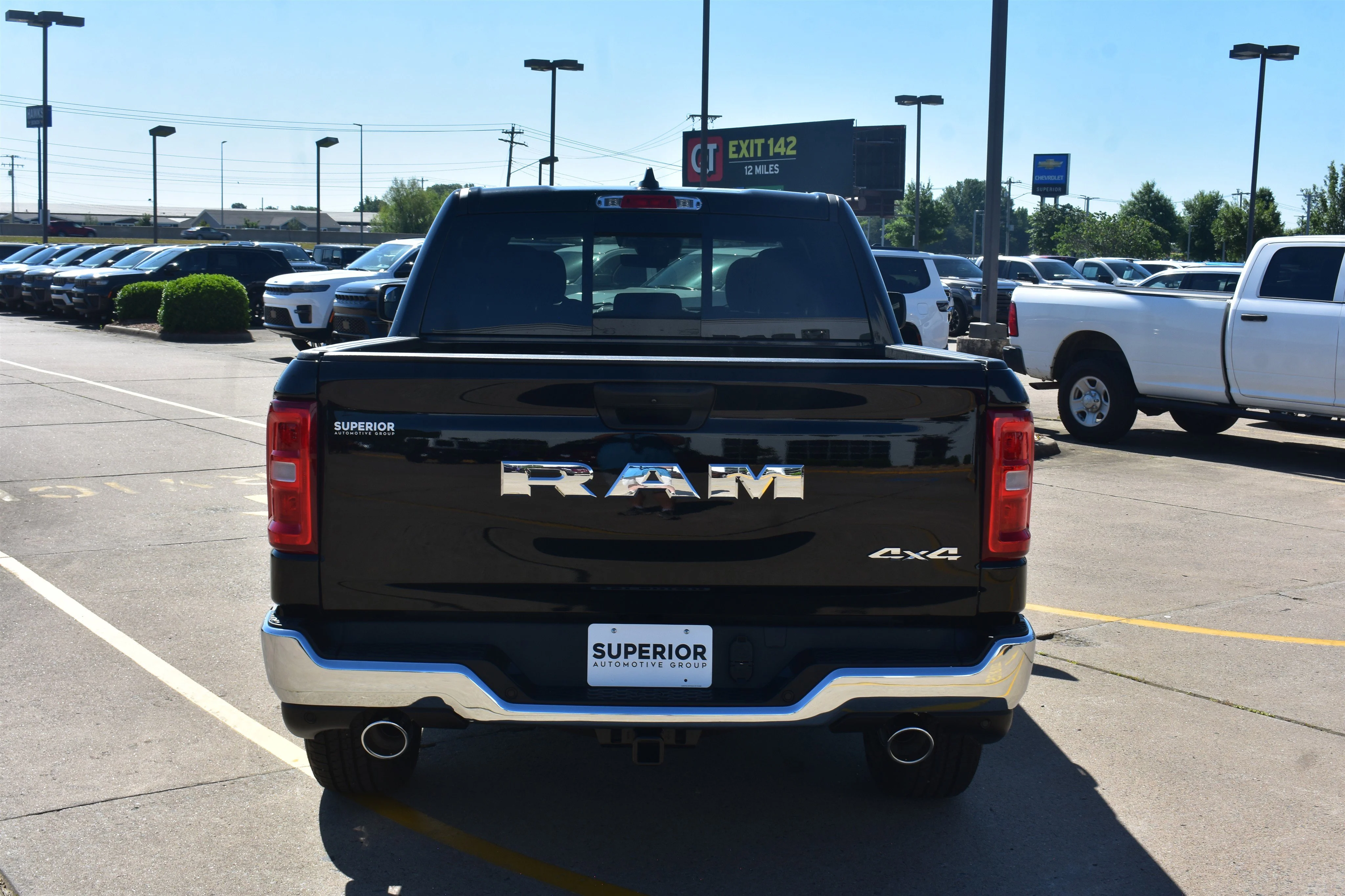 New 2026 Diamond Black Crystal Pearlcoat Ram Tradesman image 6