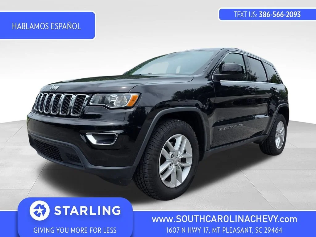 Used 2017 Black Jeep Laredo image 1