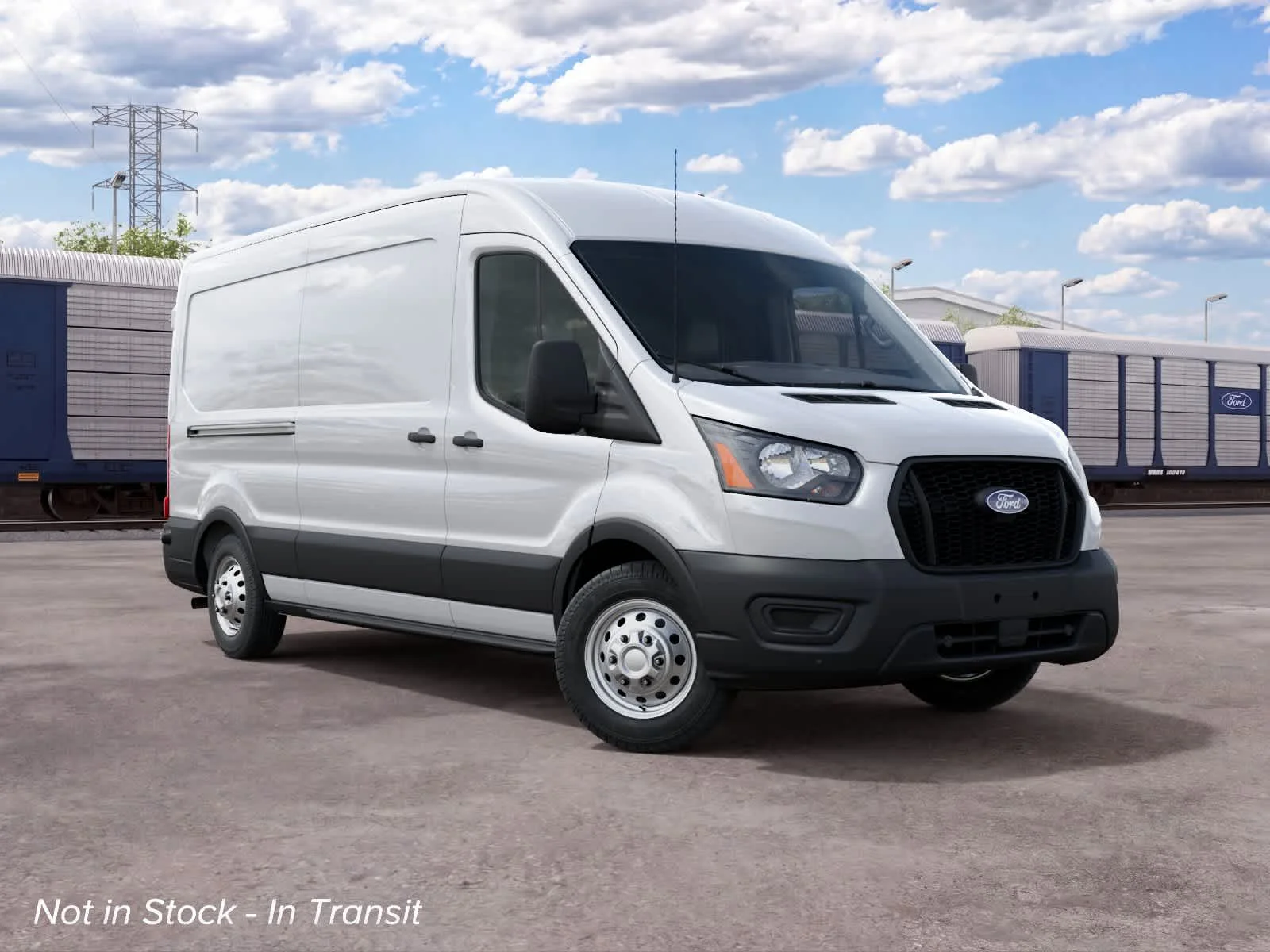New 2027 Oxford White Ford Cargo Van image 4