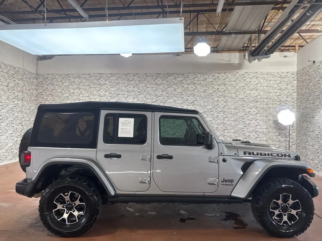 Used 2019 Billet Silver Metallic Clearcoat Jeep Unlimited Rubicon image 8