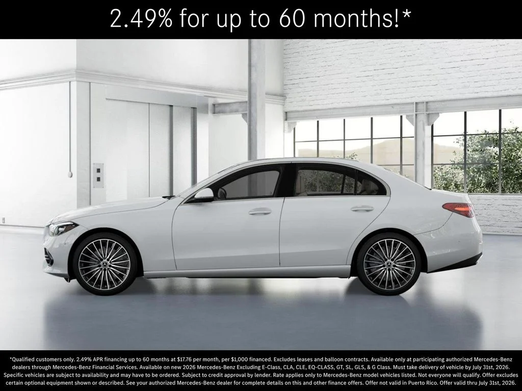 New 2026 Polar White Mercedes-Benz C 300 image 34