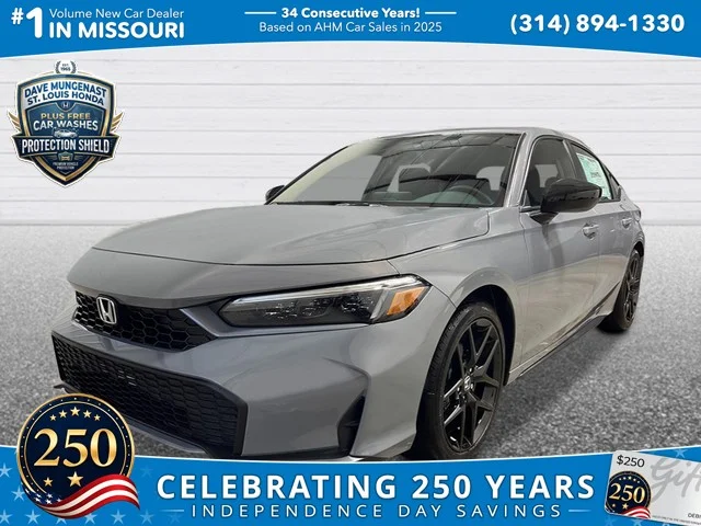 New 2026 Urban Gray Pearl Honda Sport image 1