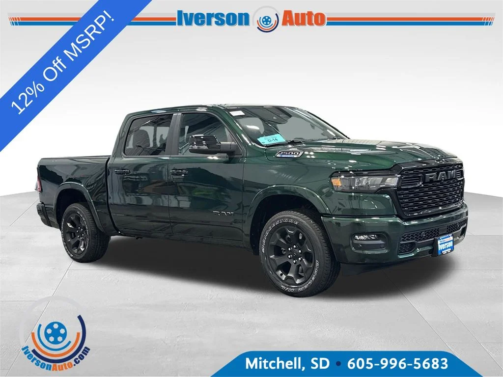 New 2026 Serrano-Green Metallic Exterior Paint RAM Big Horn image 1