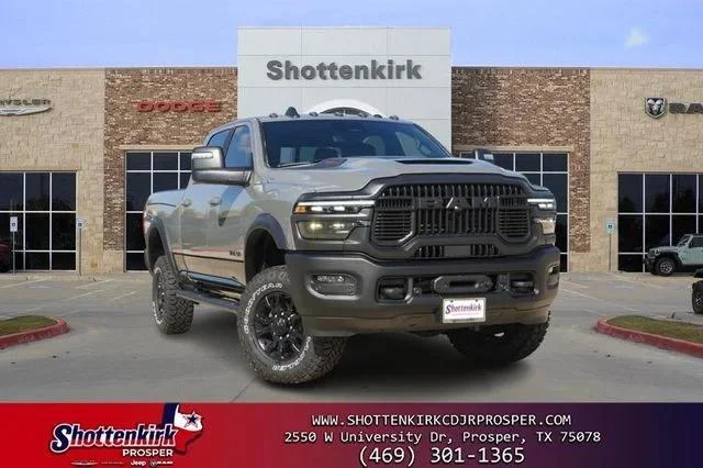 New 2026 Ceramic Gray Clear-Coat Exterior Paint RAM POWER WAGON image 1