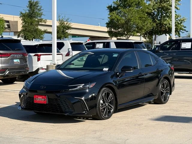 Certified Used 2025 MIDNIGHT BLACK METALLIC Toyota XSE image 8