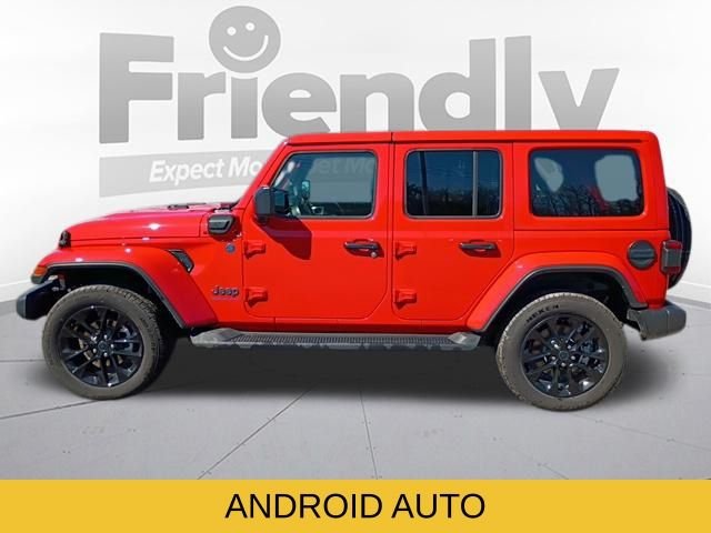 Used 2025 Red Jeep Sahara 4xe image 10