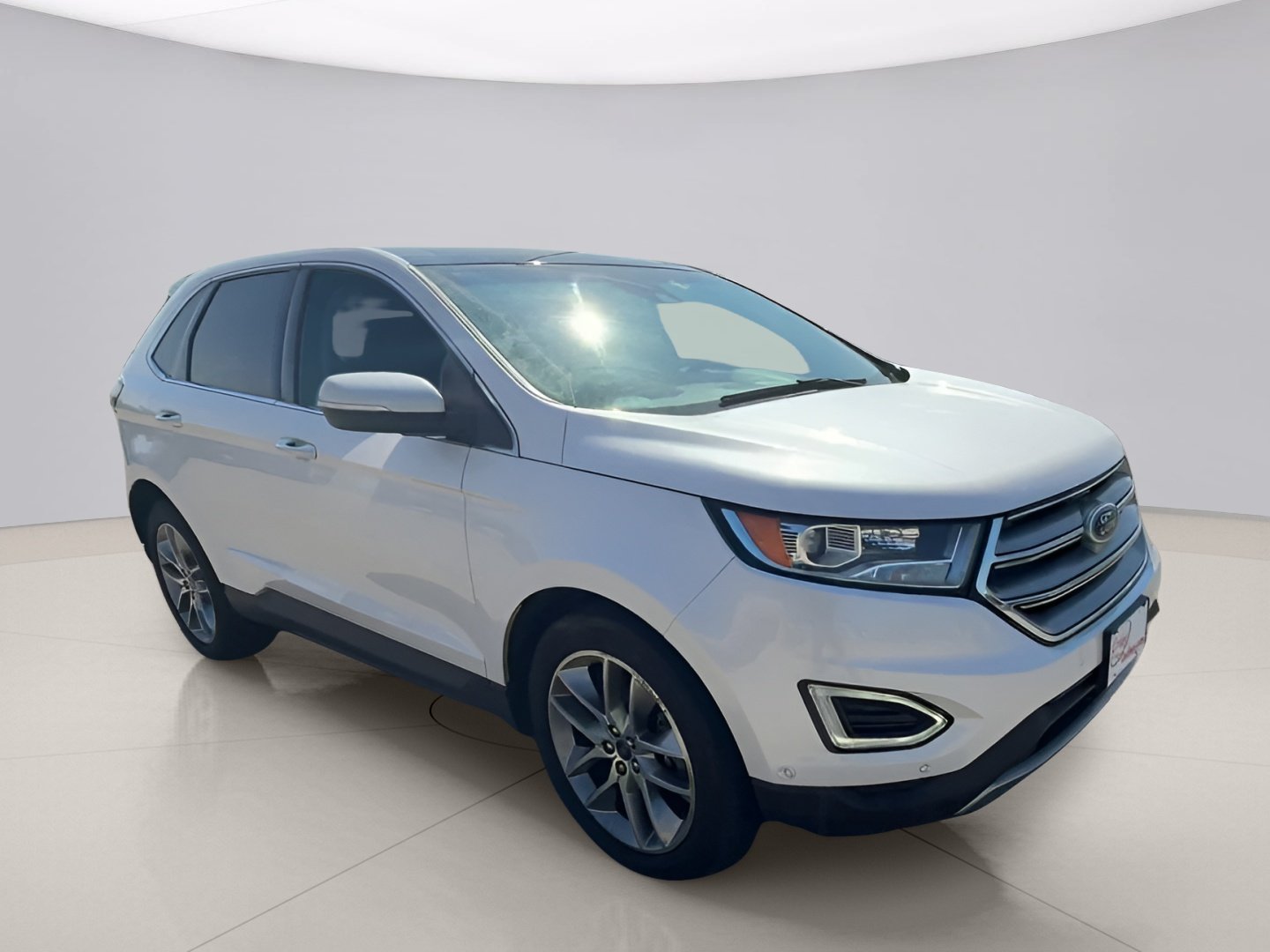 Used 2015 White Ford TITANIUM image 2