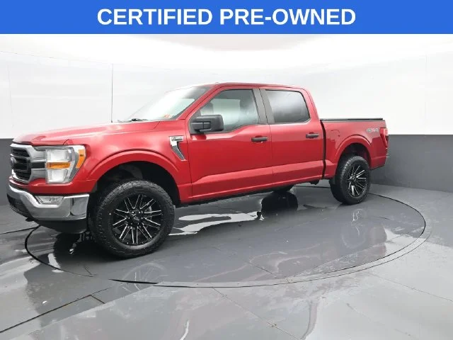 Certified Used 2021 Red Metallic Ford XLT image 2