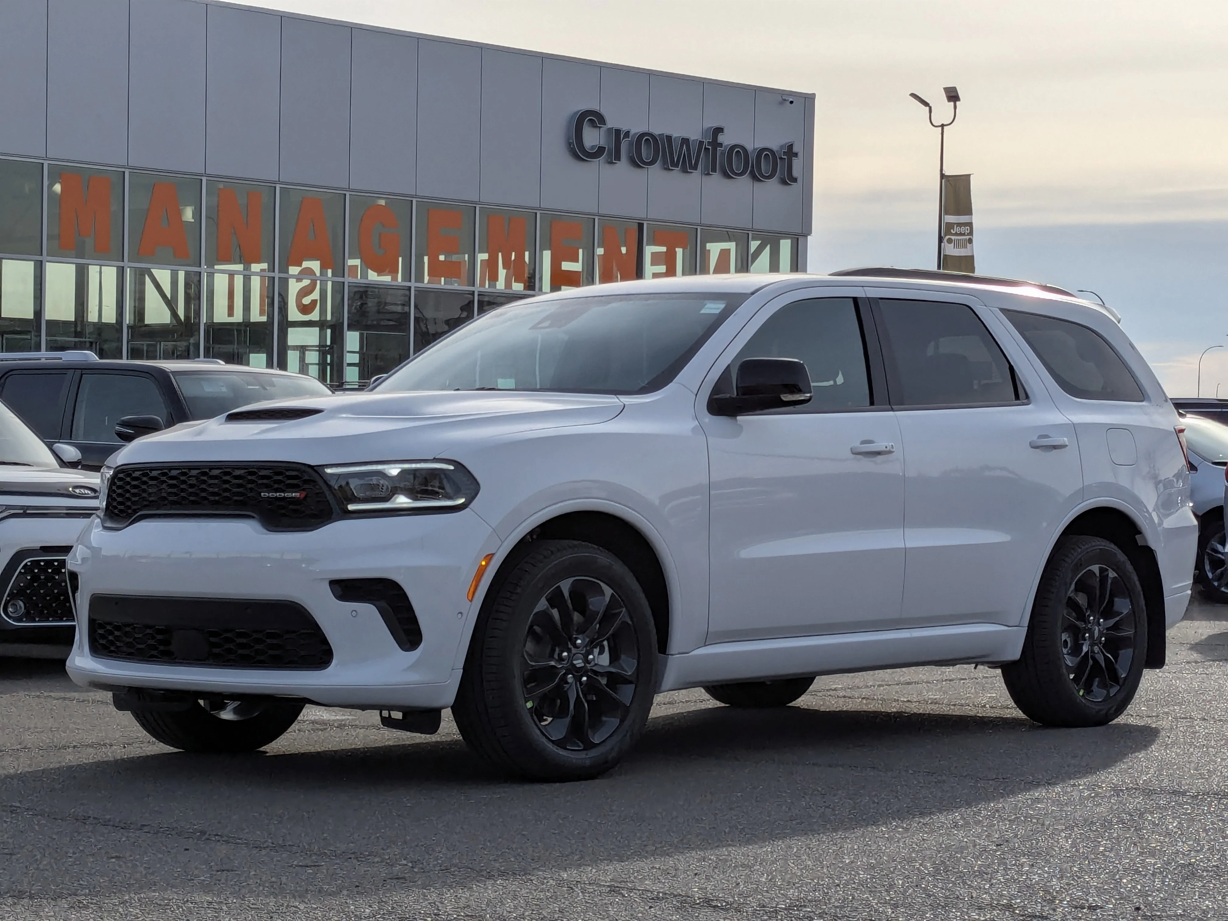 New 2026 White Dodge GT Plus - - GT Plus Pkg (2BH) - 2nd Row Captain Chairs - Ebony Red Leather?Faced Seats - 10.1 Nav & image 4