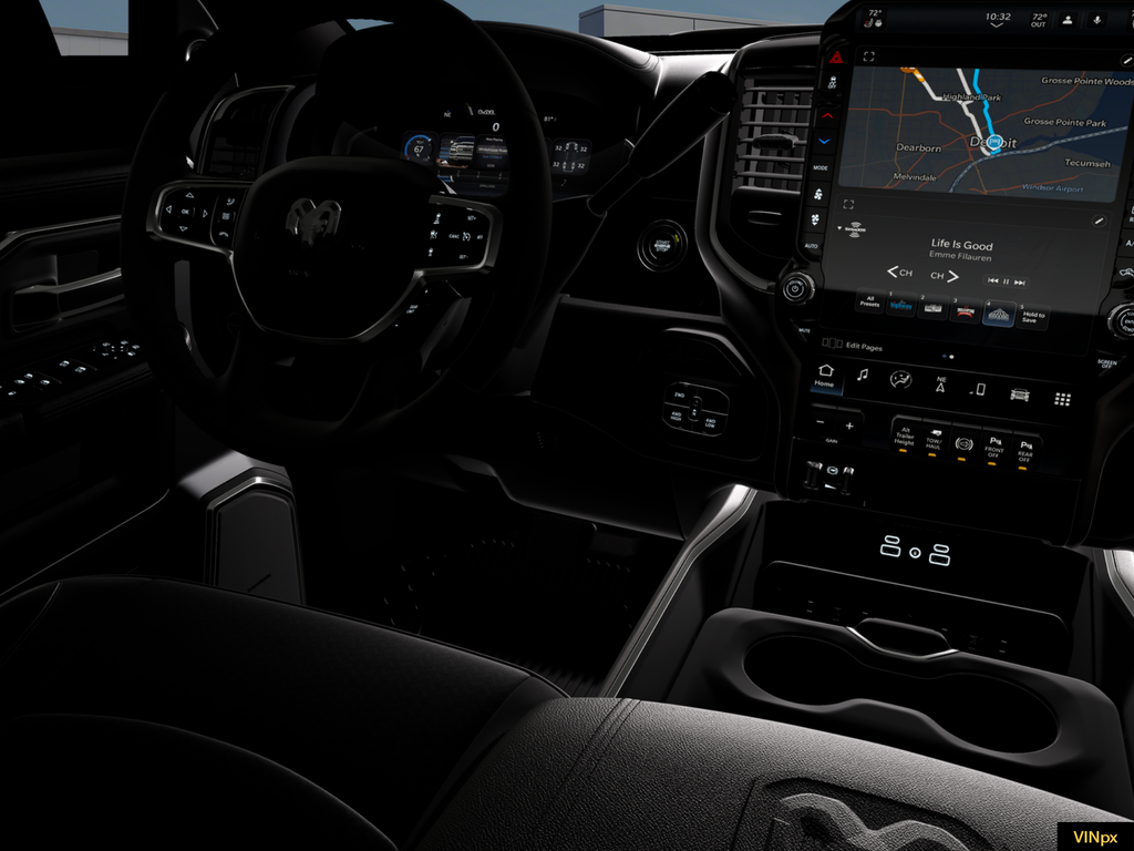 New 2026 Diamond Black Crystal Pearl-Coat Exterior Paint RAM Laramie image 21