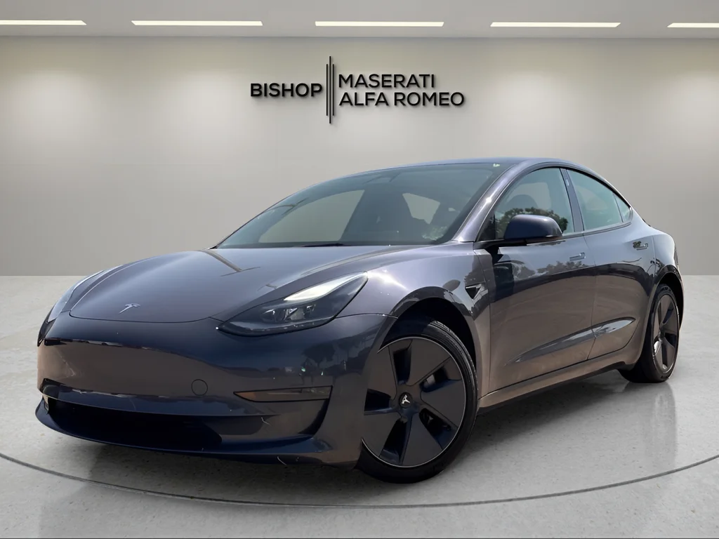Used 2023 Gray Tesla Base image 2