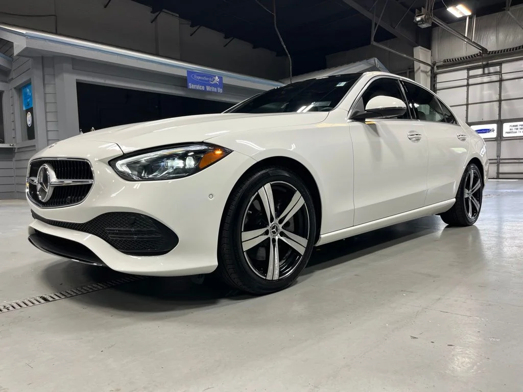 Used 2025 Polar White Mercedes-Benz C 300 image 3