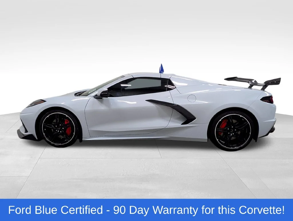 Certified Used 2021 Ceramic Matrix Gray Metallic Chevrolet Stingray image 1