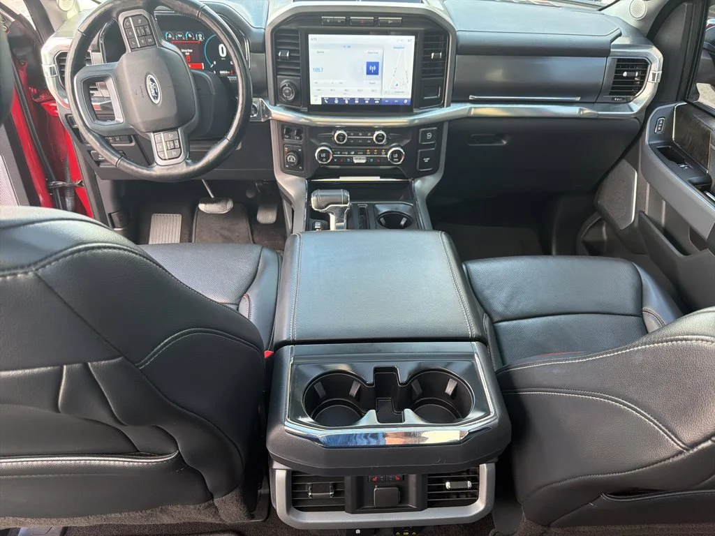 Used 2021 Rapid Red Metallic Tinted Clearcoat Ford Lariat image 14