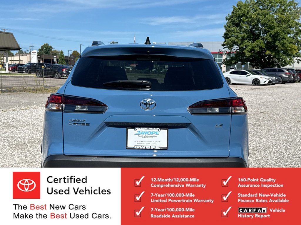 Certified Used 2026 Cavalry Blue Toyota LE image 4