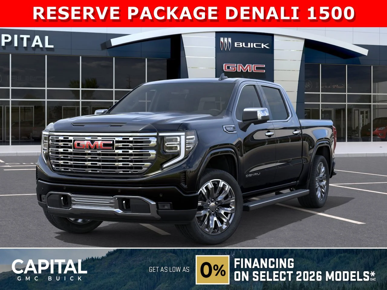 New 2026 ONYX BLACK GMC Denali image 1