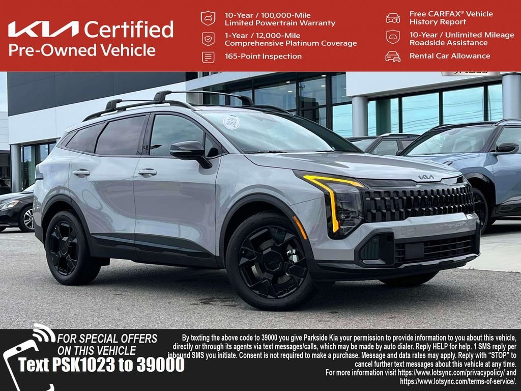 Certified Used 2026 Gray Kia X-Line image 1