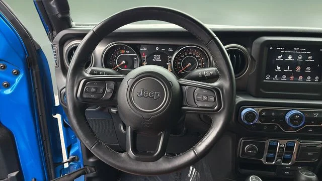 Used 2022 Blue Jeep Unlimited Sport S image 12