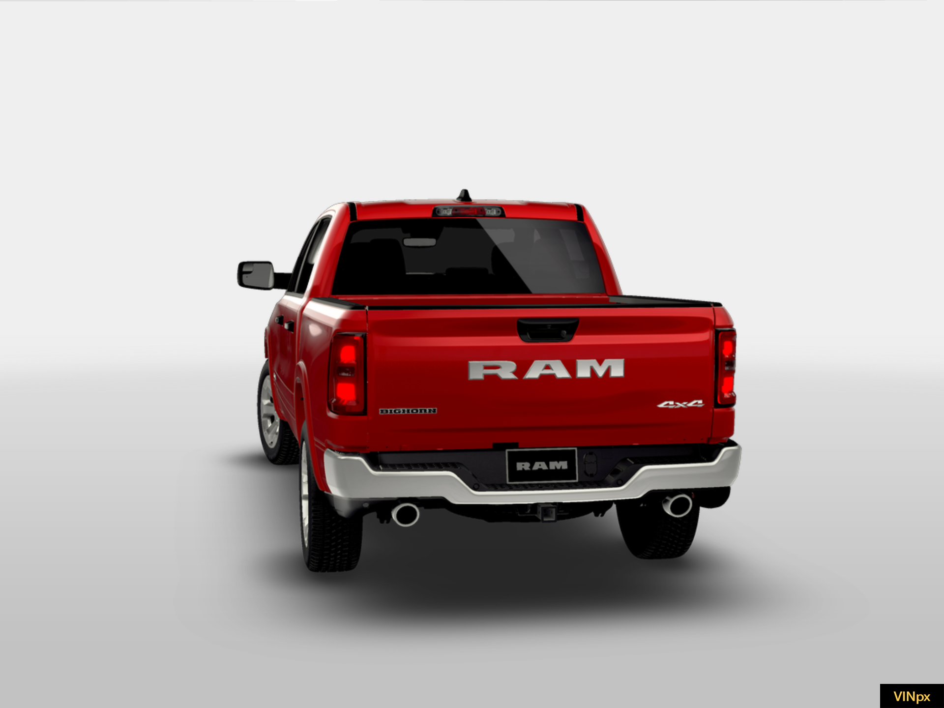 New 2026 Molten Red Pearl-Coat Exterior Paint RAM BIG HORN image 13