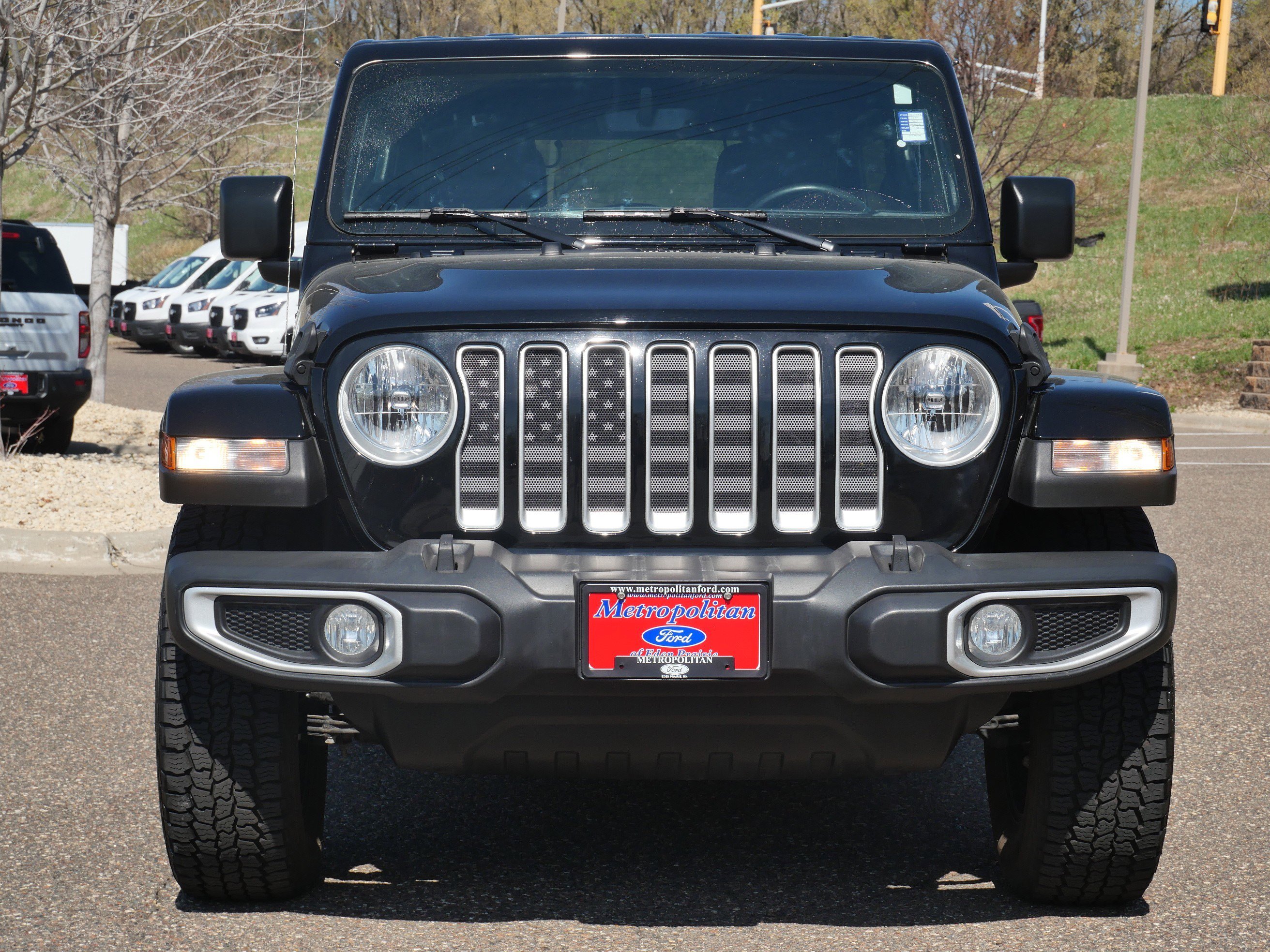 Used 2022 Jeep Wrangler Unlimited Sahara with VIN 1C4HJXEN1NW174063 for sale in Eden Prairie, Minnesota