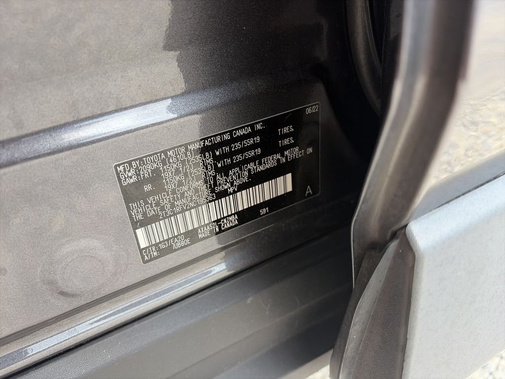 Used 2022 Gray Toyota XLE Premium image 36