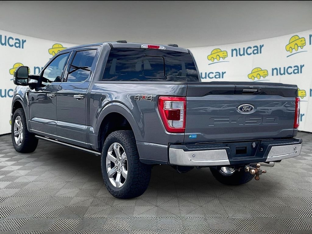Used 2023 Carbonized Gray Metallic Ford Lariat image 4
