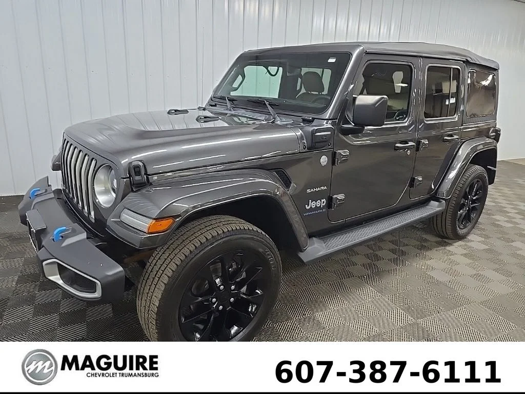 Used 2023 Crystal Metallic Jeep Sahara 4xe image 8