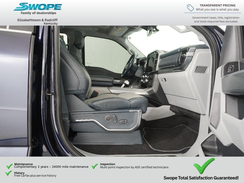 Used 2023 Antimatter Blue Metallic Ford Limited image 15