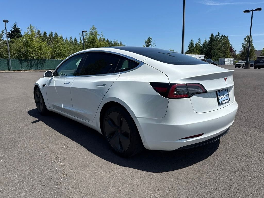 Used 2020 Pearl White Multi-Coat Tesla Standard Range Plus image 4