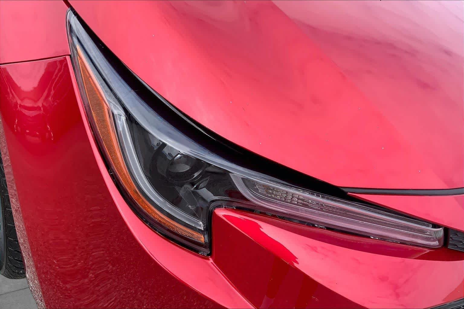 Used 2020 Barcelona Red Metallic Toyota LE image 26