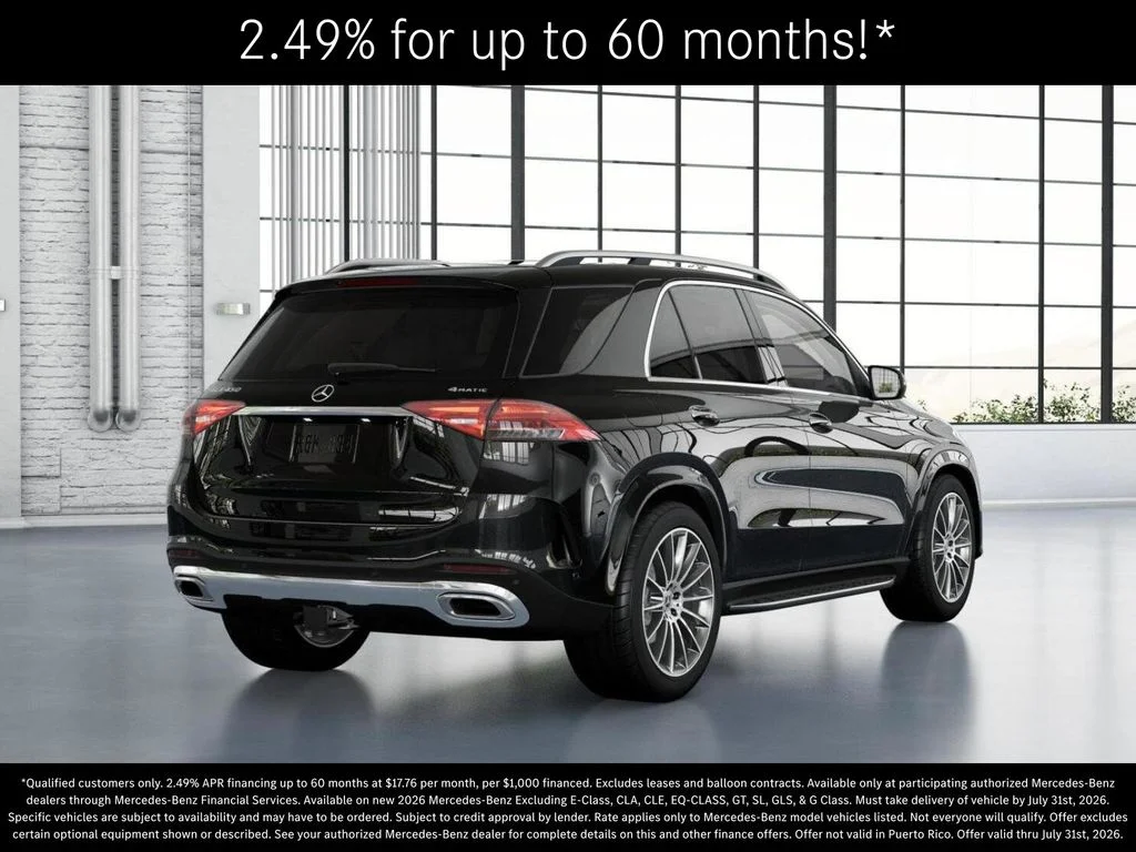 New 2026 Obsidian Black Metallic Mercedes-Benz GLE 450 image 22