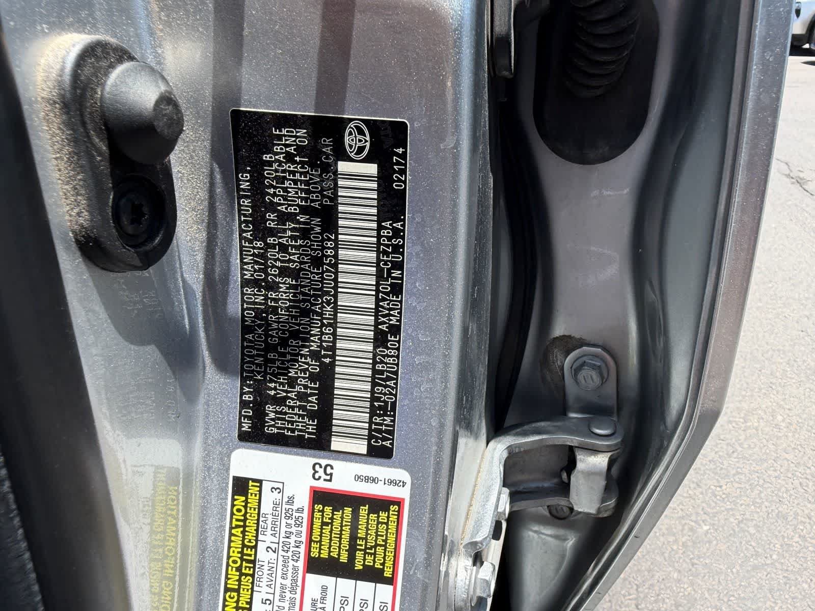 Used 2018 Celestial Silver Metallic Toyota XSE image 28