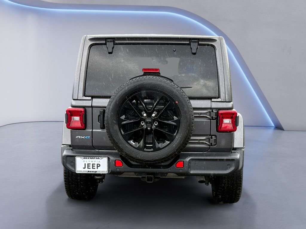 Used 2021 Gray Jeep Unlimited Sahara 4xe image 5