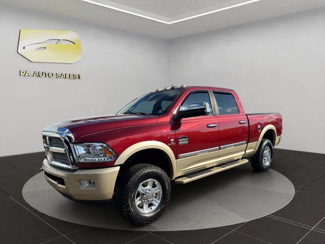 Used 2013 Deep Cherry Red Crystal Pearl Ram Laramie Longhorn image 3