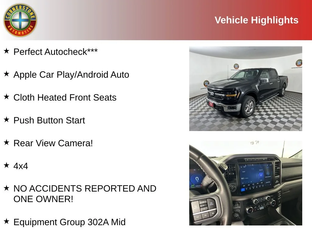 Certified 2024 Ford F-150 XLT with VIN 1FTFW3LD5RFA97649 for sale in Elk River, Minnesota
