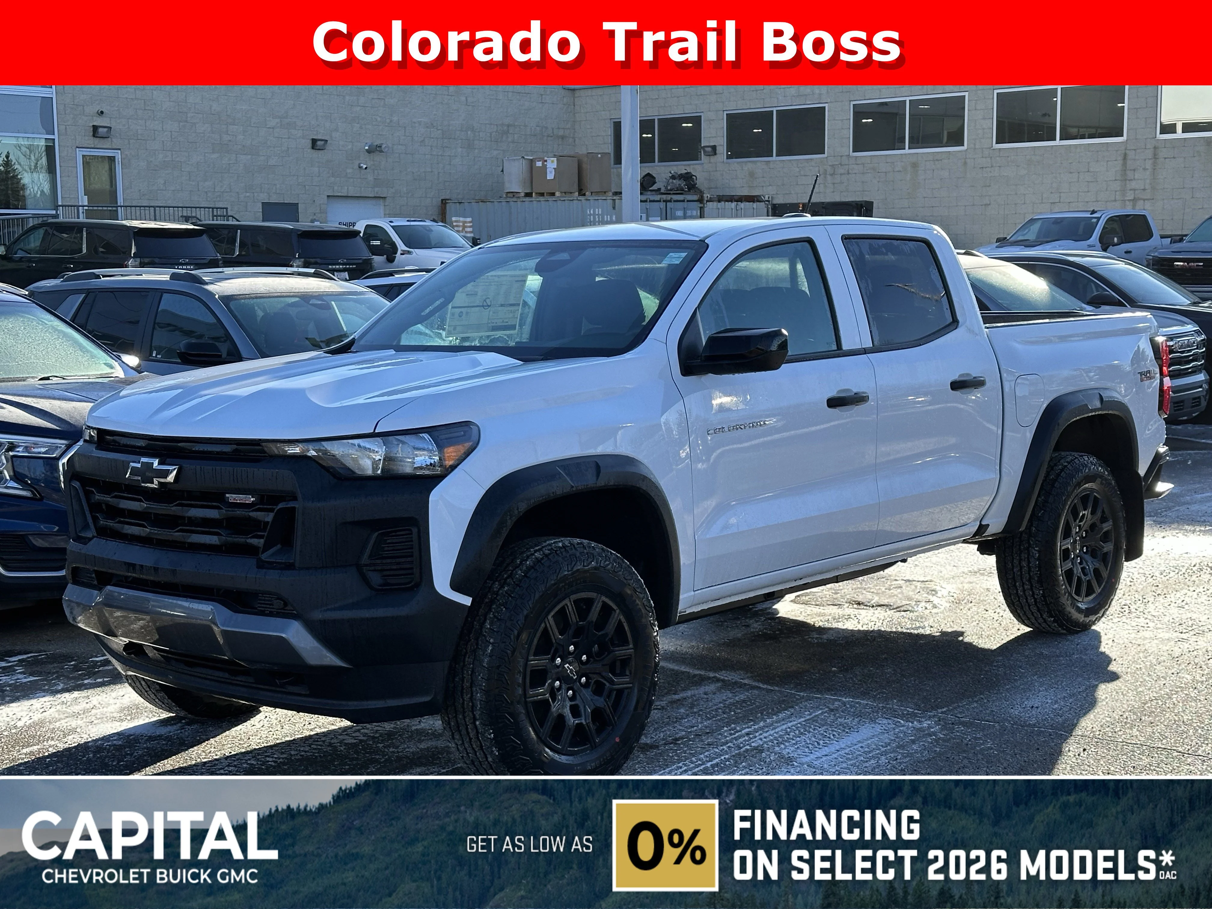 New 2026 Summit White Chevrolet 4WD Trail Boss image 1