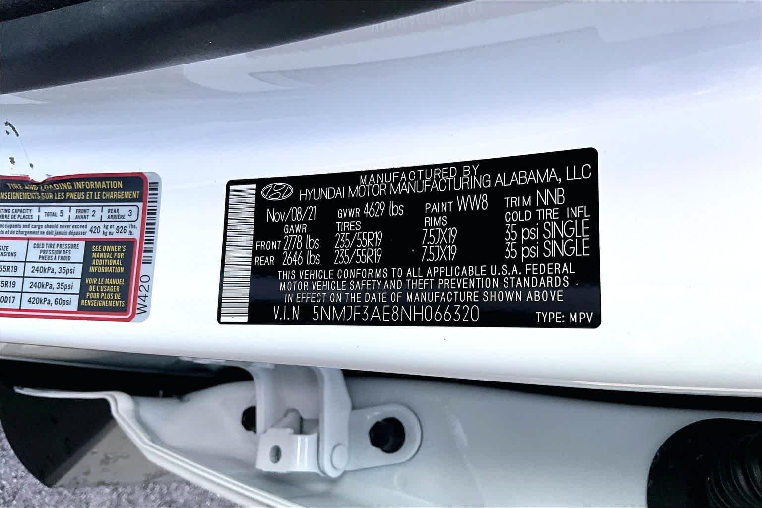 Used 2022 Quartz White Hyundai SEL image 34
