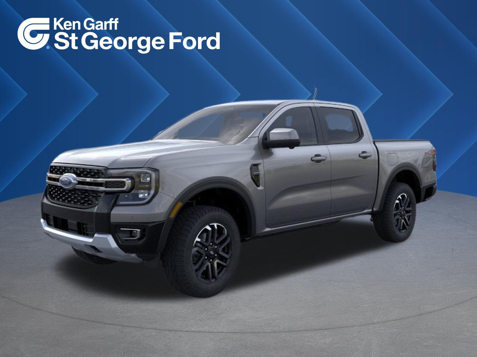 New 2026 Carbonized Gray Metallic Ford LARIAT image 1
