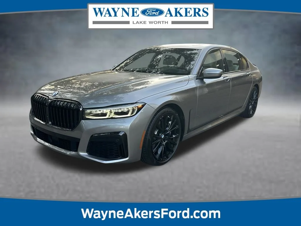 Used 2022 Donington Gray Metallic BMW 740i image 1