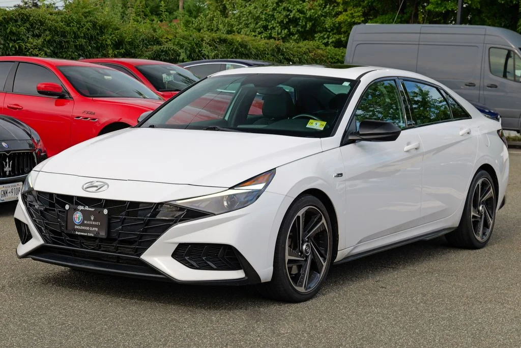 Used 2021 Ceramic White Hyundai N Line image 3